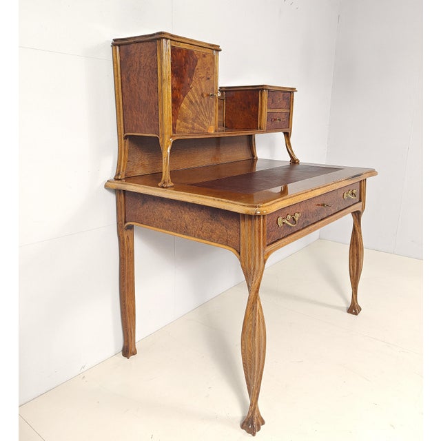 French Art Nouveau Desk by Louis Majorelle, 1890s For Sale - Image 3 of 12