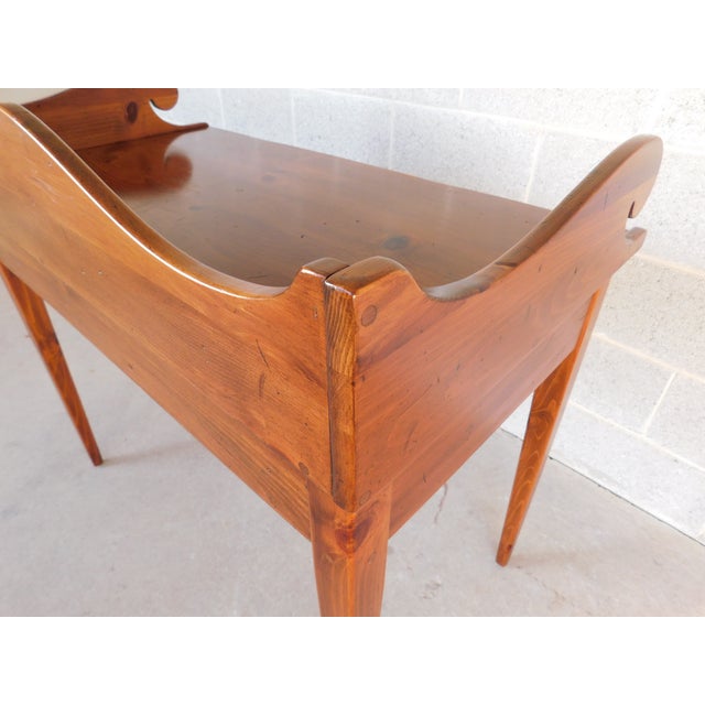 Ethan Allen Country Craftsman Writing Desk 19-9303 Finish 219 For Sale - Image 14 of 17