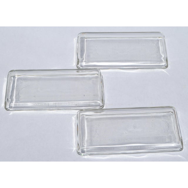 1970s Gucci Style Rectangular Murano Art Glass Serving Dish - Set of 3 For Sale - Image 11 of 12