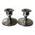 Art Deco Pair American Silver Plate “Dutchardt” Candlesticks by Bernard Rice For Sale