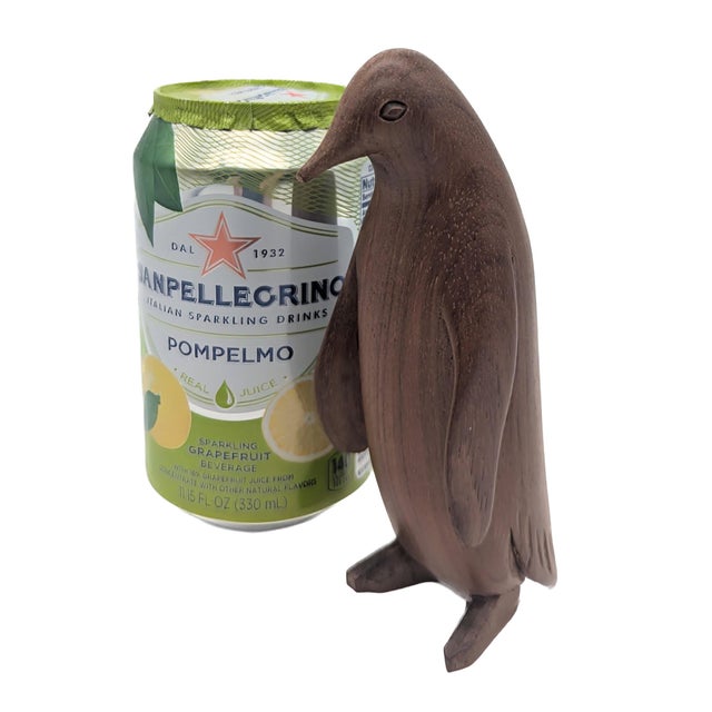 Wood Mid 20th Century Danish Teak Wood Penguin Figurine For Sale - Image 7 of 10