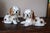 Vintage Ceramic Cocker Spaniel Dog Figurines This charming pair of hand-painted ceramic cocker spaniel figurines dates...