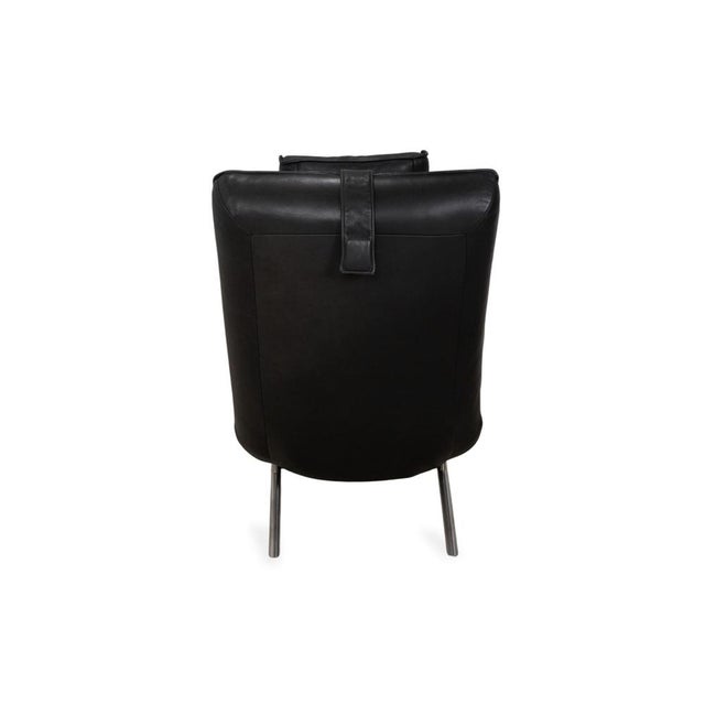 Jonas Lounger in Black Leather from Koinor For Sale - Image 13 of 16