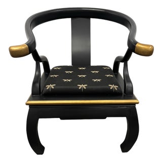 Modern Chinoiserie Style Butterfly Ming Chair For Sale