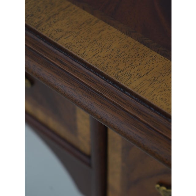 Brown Hickory Chair James River Collection Mahogany Dressing Table For Sale - Image 8 of 17