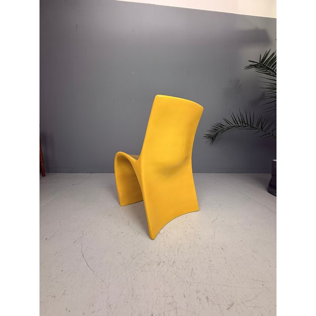 Sculptural Molded Fiberglass Chair, Europe, 1970s For Sale - Image 3 of 6