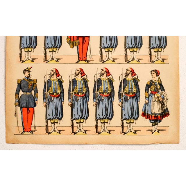 French 1880s - 1890s French Military Print - Imagerie d'Épinal #79 - Armée Française, Turcos For Sale - Image 3 of 3