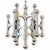 1970s Gaetano Sciolari Modernist Chrome Chandelier For Sale