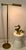 1970s Koch & Lowy Mid-Century Modern Adjustable Swing Brass Pharmacy Floor Lamp For Sale - Image 9 of 18