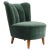 Swedish Cabinetmaker Cocktail Chair with Velvet, 1940s For Sale