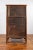 Wood Chinese Ming Style Elm Wardrobe with Two Doors, Hidden Drawers and Carved Skirt For Sale - Image 7 of 13