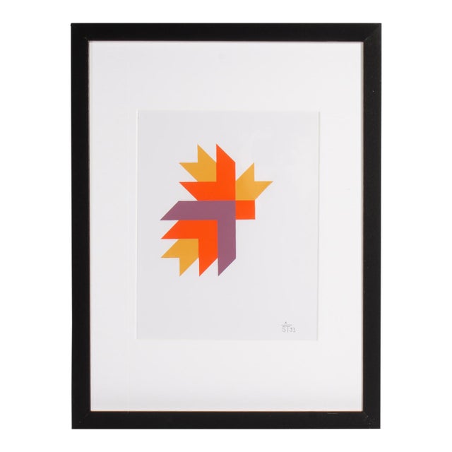 1995 “Konstruktion and Intuition” Serigraph Print by Anton Stankowski For Sale