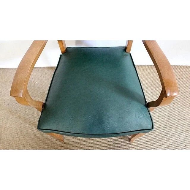 Set of Bridge Armchairs in Natural Beech, 1950s For Sale - Image 13 of 18