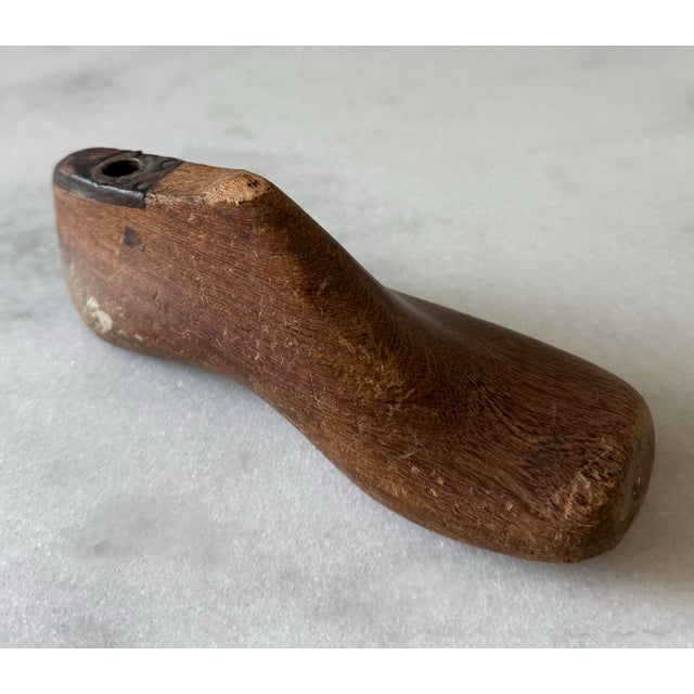 Vintage Wooden Shoe Form or Shoe Last For Sale - Image 4 of 10