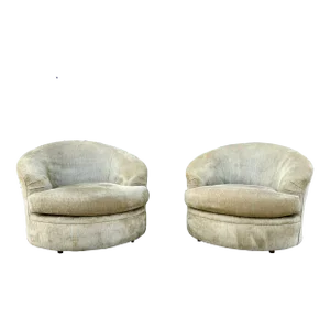 1970s Mid Century Modern Lounge Chairs - Set of 2