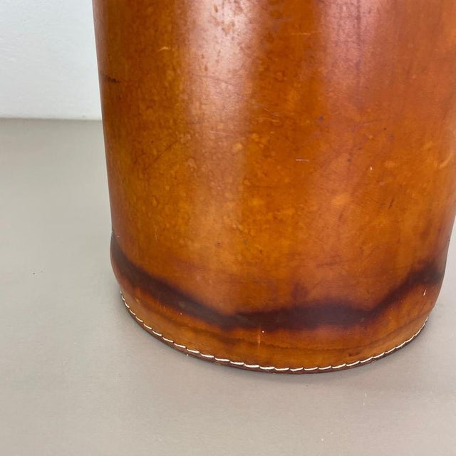 Leather PaperBasket from Torben Ørskov & Co, Denmark, 1960s For Sale - Image 6 of 18