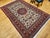 Vintage Persian Isfahan Rug, Hand-Knotted Wool, Floral Pattern, Ivory & Red, 7x11 For Sale In Chicago - Image 6 of 18