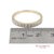 14k 585 Solid Yellow Gold Natural Diamond Band Ring, Size 8.75 For Sale - Image 9 of 11