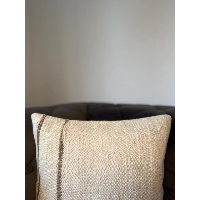 This pillow is made from authentic Turkish hemp (kendir) fabric — one of the oldest and most natural textiles in Anatolian...