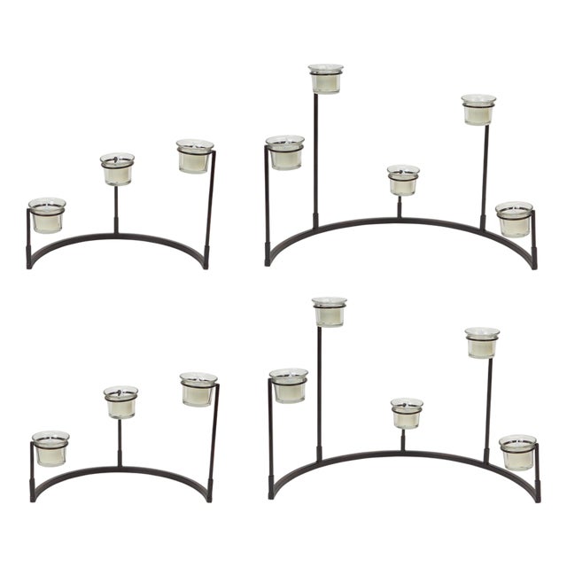 Tiered Votive Holder Stand (Set of 4) For Sale