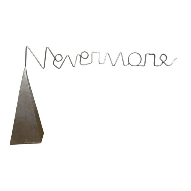 "Nevermore" — Abstract Steel Sculpture, Herbert Simon 1972 For Sale
