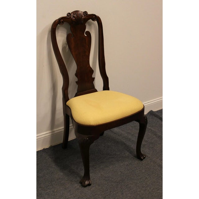 Hickory Chair Furniture Company Set of 6 Hickory Chair James River Collection Mahogany Traditional Style Dining Side Chairs For Sale - Image 4 of 13