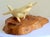 Vintage Mid-Century Modern John Perry Style Pellucida Seals on Burlwood Sculpture For Sale - Image 16 of 17