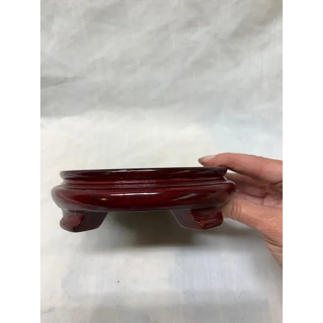 Mid 20th Century Asian Wooden Plant/Vase Stand For Sale - Image 5 of 6