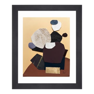 "Memorabilia 1" Original Mixed-Media Collage on Paper by Zac Woodiel For Sale