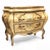 Mid-Century Italian Venetian Hand Painted Floral Commode / Chest Faux Marble Top For Sale In Atlanta - Image 6 of 7