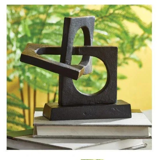 The Montanero Sculpture Modern and bold, this sculpture is a handsome accent for office or study. In a forged iron, it...