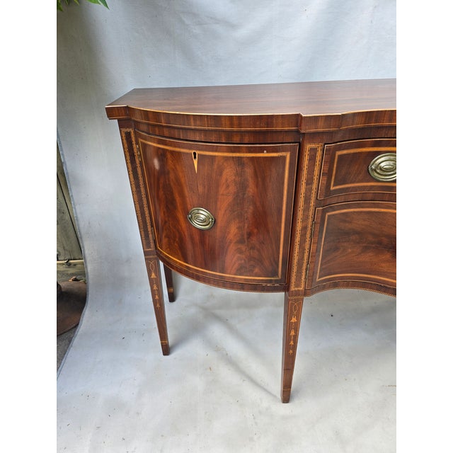 Mid 19th Century Mid 19th Century Mahogany Sideboard in the Style of George III For Sale - Image 5 of 18