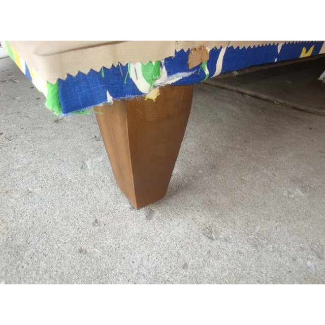 1970s Blue & Yellow Floral Sofa by Highland House of Hickory Chairish