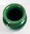 Ceramic Early 20th Century Japanese Dark Green Awaji Glazed Vase For Sale - Image 7 of 12