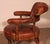 Small Vintage Armchair in English Cognac Mahogany and Leather, 1800s For Sale - Image 10 of 15