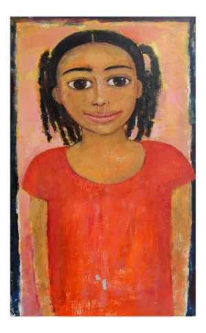 Marlena Nizio, Girl in an Orange Dress, 2005