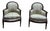 Louis XVI Style Bergère Armchairs, Set of 2 For Sale