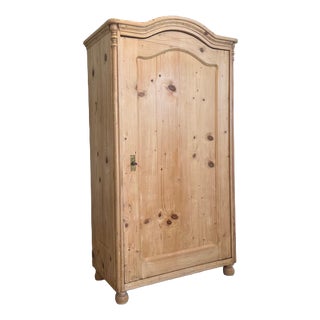 Gründerzeit Farmhouse 1-Door Cupboard in Wood For Sale