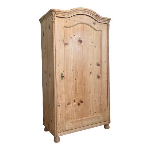 Gründerzeit Farmhouse 1-Door Cupboard in Wood For Sale