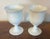 Antique Early 19th Century French Empire White Opaline Glass Wine Goblets Circa 1820 - A Pair For Sale - Image 4 of 12