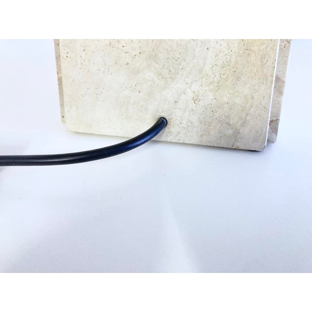 Large Table Lamp with Marble Base by Ruf Design, 1970s For Sale - Image 10 of 18