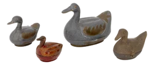 Chinese Duck Form Covered Boxes, 4