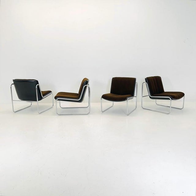 Mid-Century Modern Sling Lounge Chair by Peter Hoyte for Habitat, Italy, 1980s For Sale - Image 16 of 18