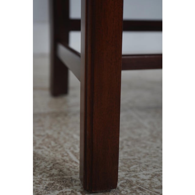 Set of 10 Henkel Harris Mahogany Dining Chairs For Sale - Image 14 of 18