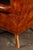 Mid 20th Century Tufted Leather Wingback Armchair in Burnt Amber For Sale - Image 10 of 17