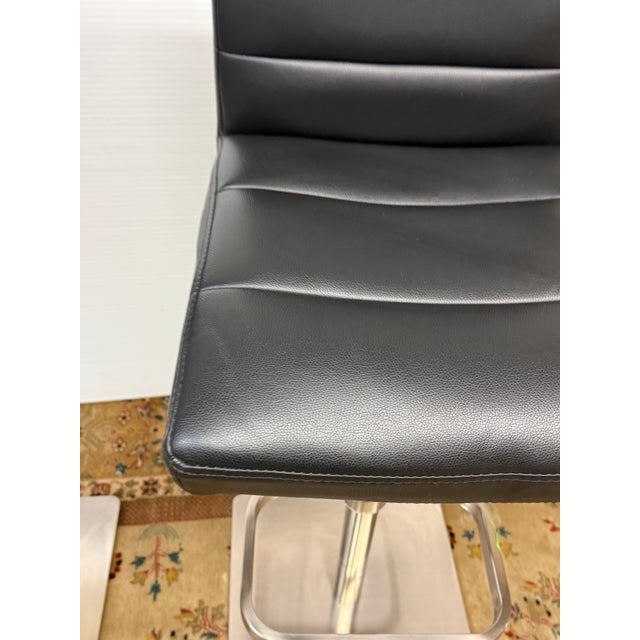 Zuri Furniture Lush Adjustable Swivel Bar Stools, Pair For Sale - Image 4 of 12
