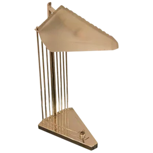 French Art Deco Desk Lamp Signed by Gênet Et Michon
