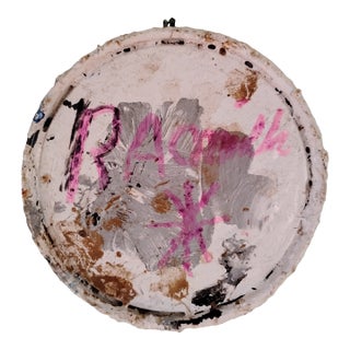 Original r.a. Miller Signed Paint Can Lid For Sale