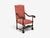 Red Baroque Style, Large Armchairs, Carved Wood, Red Damask, England, 1920s For Sale - Image 8 of 16