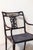 Elegant Mid- Century sculptural iron chairs from the “Diana the Huntress” line by Mario Molla, featuring neoclassical...